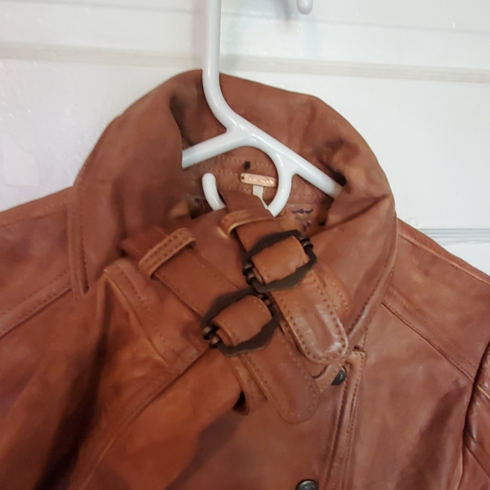 NEW Free People Avis Lamb Leather Moto Jacket Z52-4 - Picture 5 of 7